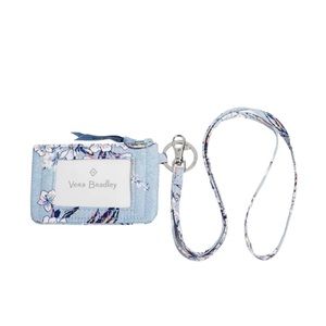 Vera Bradley Ultralight Zip ID & Lanyard NWT